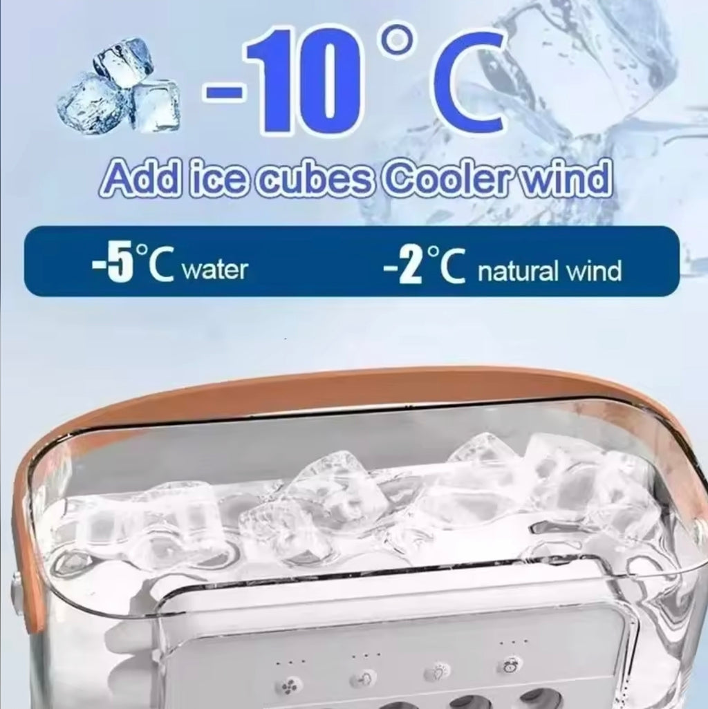 Portable Rechargeable Air Cooler whith Mist & LED Light